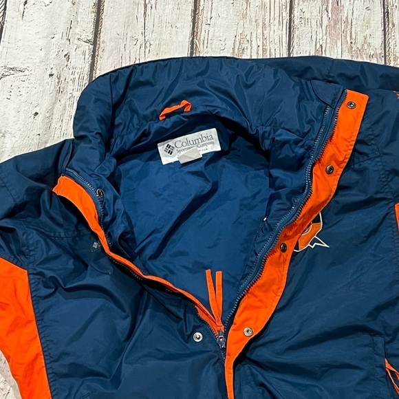 Vintage 1990s Denver Broncos Columbia Sportswear Shell NFL Football Shell Jacket - Picture 11 of 13